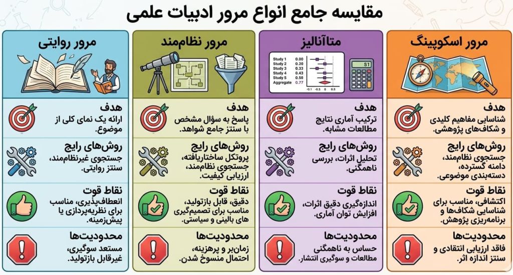 انواع مقاله مروری1