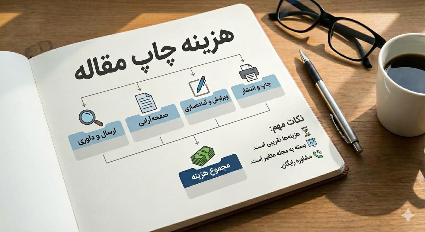 هزینه چاپ مقاله