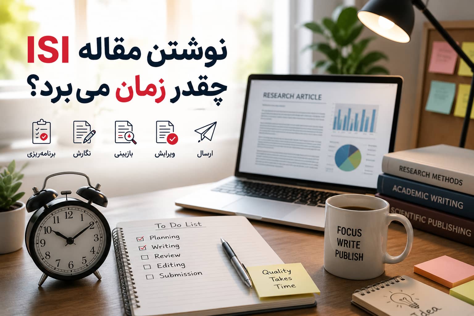 نوشتن مقاله isi چقدر زمان می برد